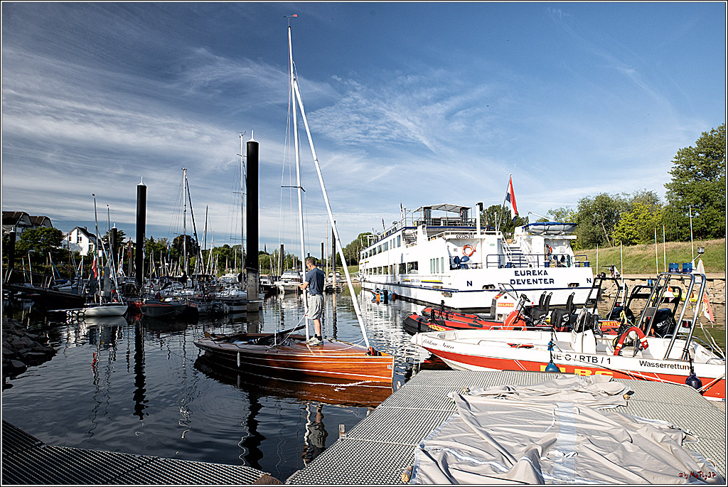 100 Jahre Rheinwoche 2022 - 1. Wettfahrt Porz - Hitdorf, 03.06.2022,